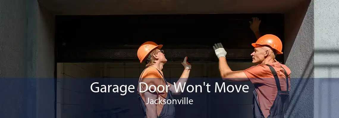 Garage Door Won't Move Jacksonville