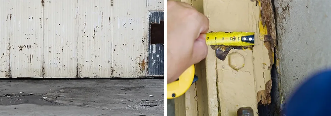 Lift Master Rusty Garage Doors in Jacksonville