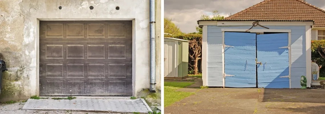 Rotten Steel Garage Door Repair in Jacksonville